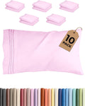King Standard Pillow Cases Set of 10 - Ultra Soft Hotel Quality Pillowcase Covers - Comfy & Wrinkle Free - Shrink & Fade Resistant…