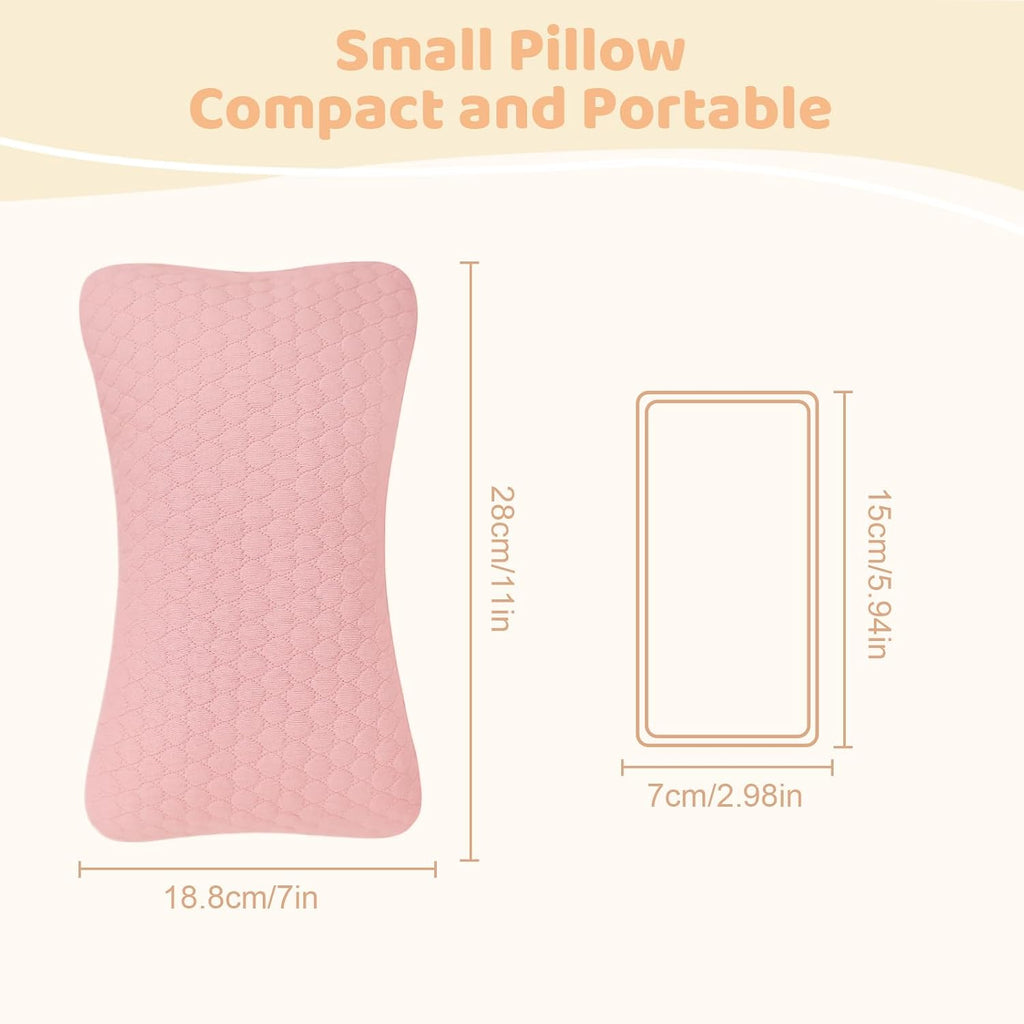 vocheer Small Pillows for Sleeping, 11"x 7" Mini Travel Pillow, Tiny Pillows for Neck, Wrist, Lumbar and Knee, Pets Pillow, Cotton…