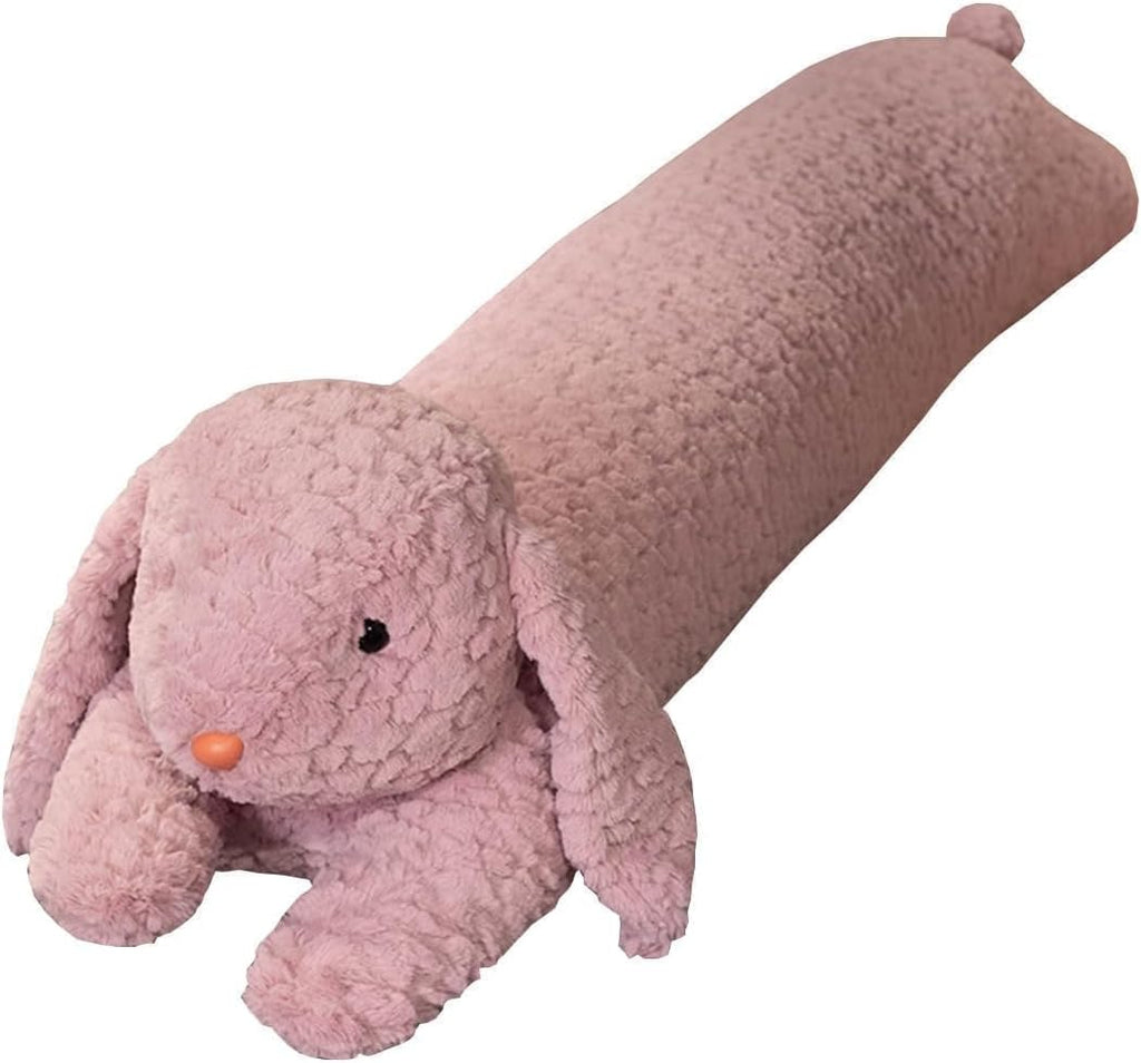 Rabbit Plush Pillow, Rabbit Stuffed Animal, Rabbit Plush Long Pillow for Kids Adults (47 inch)