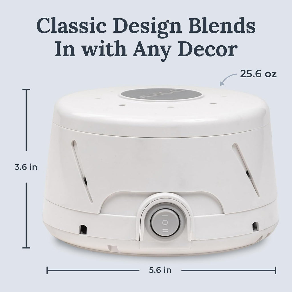 Yogasleep Dohm Classic (White) The Original White Noise Sound Machine, Soothing Natural Sounds from a Real Fan, Sleep relaxation for…