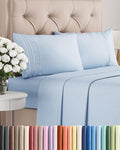 Cal King Size 4 Piece Sheet Set - Comfy Breathable & Cooling Sheets - Hotel Luxury Bed Sheets for Women & Men - Deep Pockets, Easy-Fit…