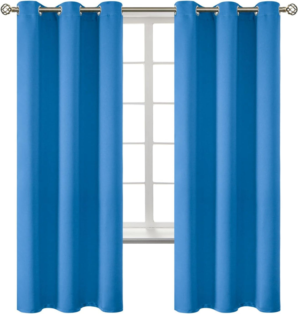BGment Room Darkening Curtains 72 Inches Long - Grommet Thermal Insulated Drapes Window Treatment Curtains for Bedroom, 2 Panels, 42 x 72 I…