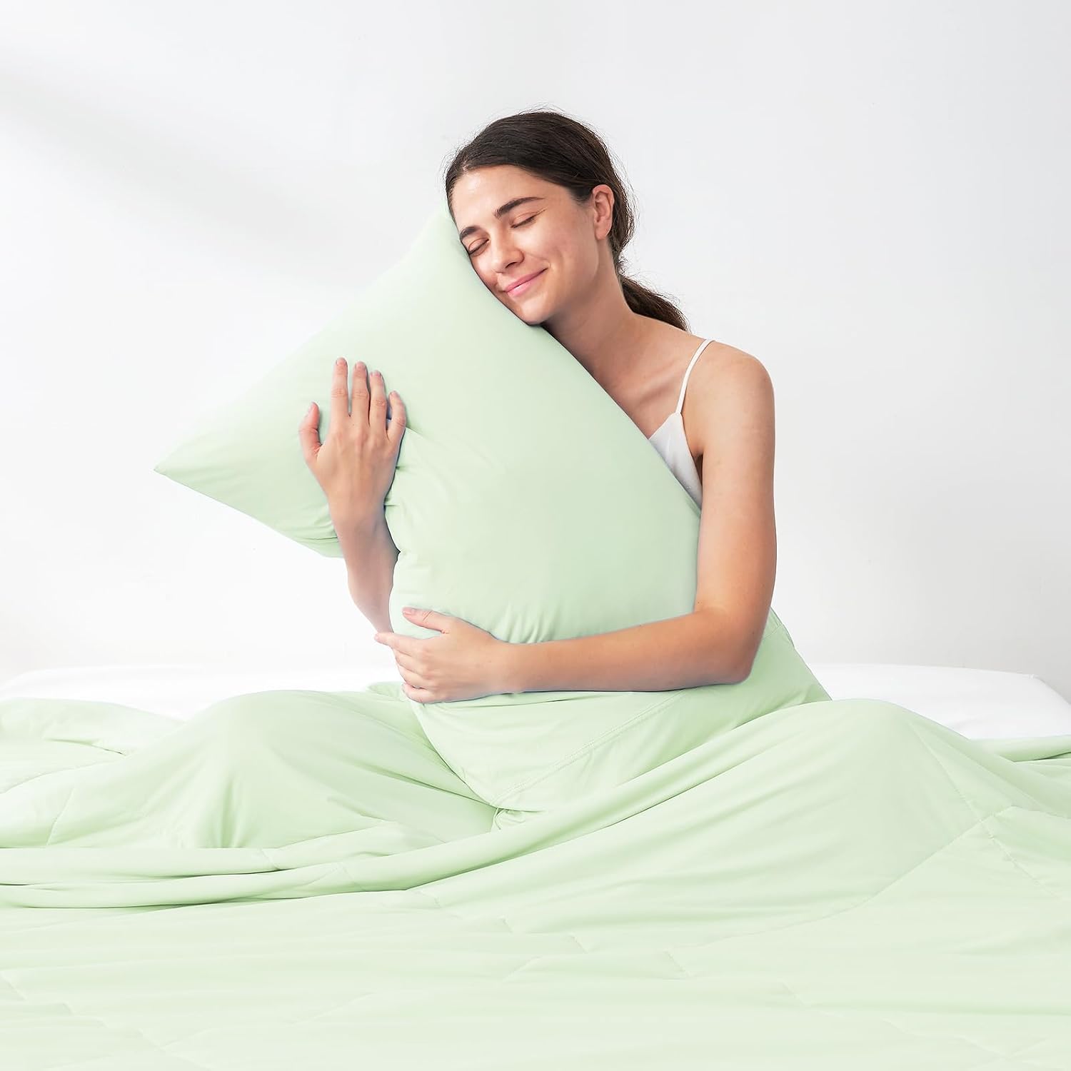 CozyBliss Cozy Bliss 2pcs Cooling Pillow Cases Set for Hot Sleepers & Night Sweats, Q-Max 0.5 Silky Wrinkle-Free Pillow Covers with Envelop…