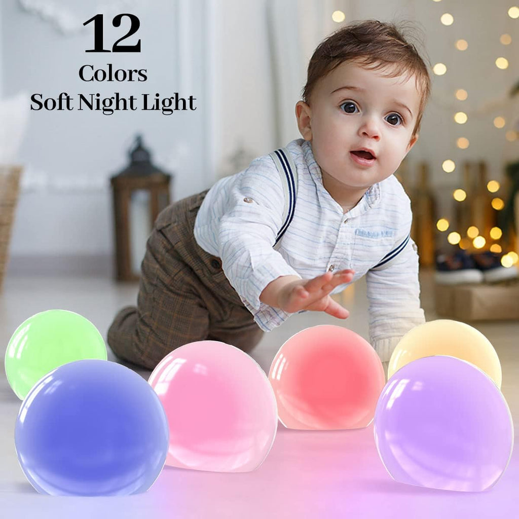Meditation White Noise Sound Machine with 30 Soothing Sounds 12 Colors Night Light 10 Brightness Levels 32-Level Volume Control 4 Timers…