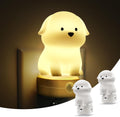 L LOHAS LED Plug in Night Light for Kids 2 Pack, 3D Cute Puppy Night Lights with Dusk to Dawn Sensor, RGB+Soft White 3000K Dog Night…