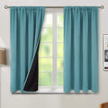 BGment Thermal Insulated 100% Blackout Curtains for Bedroom with Black Liner, Double Layer Full Room Darkening Noise Reducing Rod Pocket…