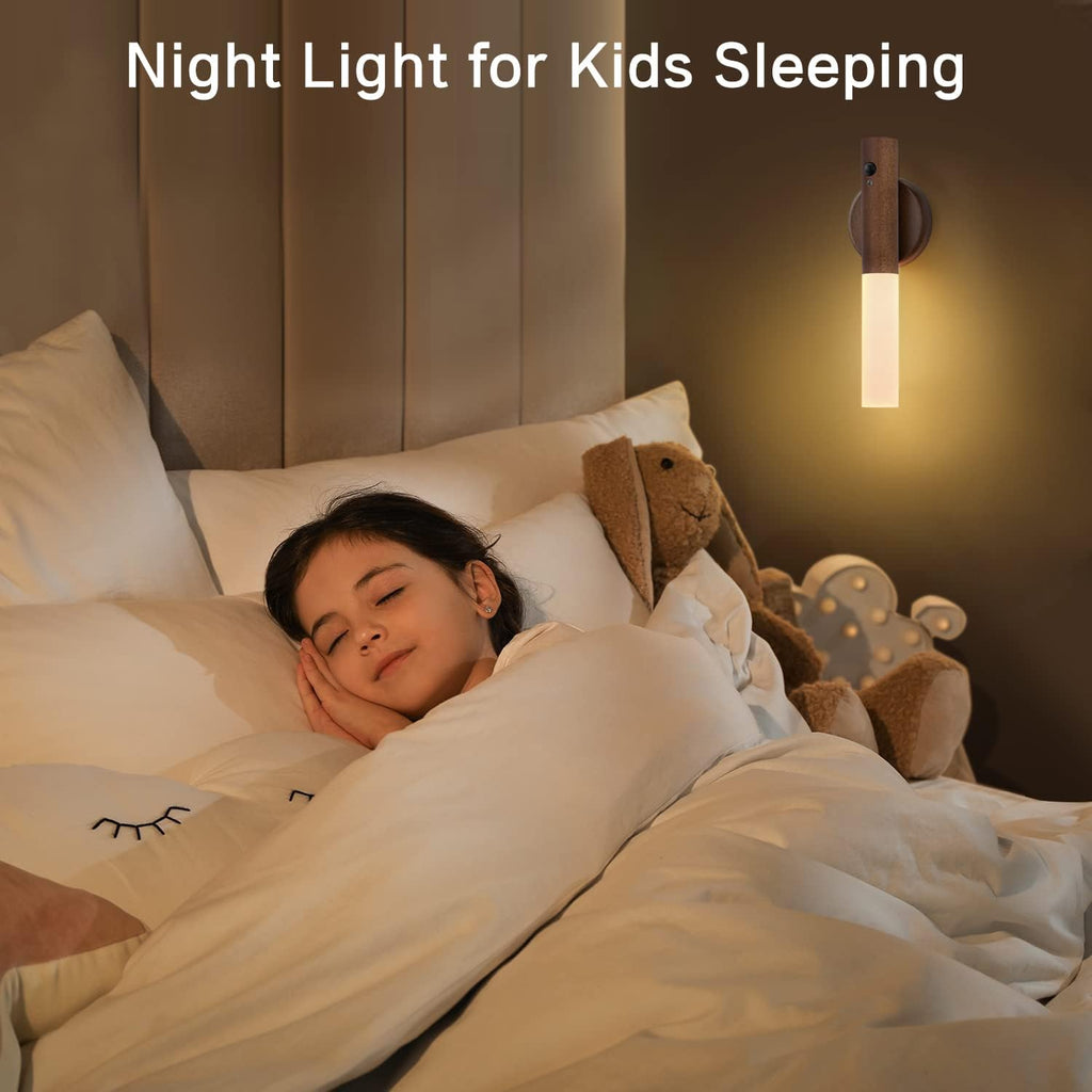 Montford Battery Operated Wall Sconces, Motion Sensor Night Light Magnetic Wall Light Rechargeable Wall Sconce, Peel and Stick Sconce…