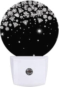 Shiny Diamond Night Light Plug-in Sleep Lamp Led Dusk to Dawn Night Light for Bedroom