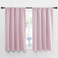 NICETOWN Blackout Curtains for Girls Room - Nursery Essential Thermal Insulated Solid Rod Pocket Top Blackout Drapes (Lavender Pink=Light…