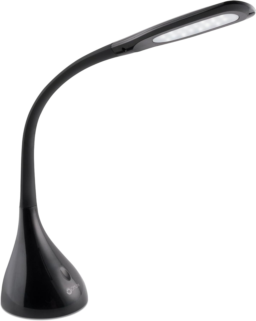 Ottlite Creative Curves LED Desk Lamp with Adjustable Neck - 4 Dimmable Brightness Settings with Energy Efficient Natural Daylight LEDs for…