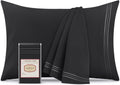 Mellanni Pillow Cases - Luxury, Extra Soft, Cooling Pillow Covers - 2 PC Iconic Collection Pillowcases - Envelope Closure (King 20" x 40",…