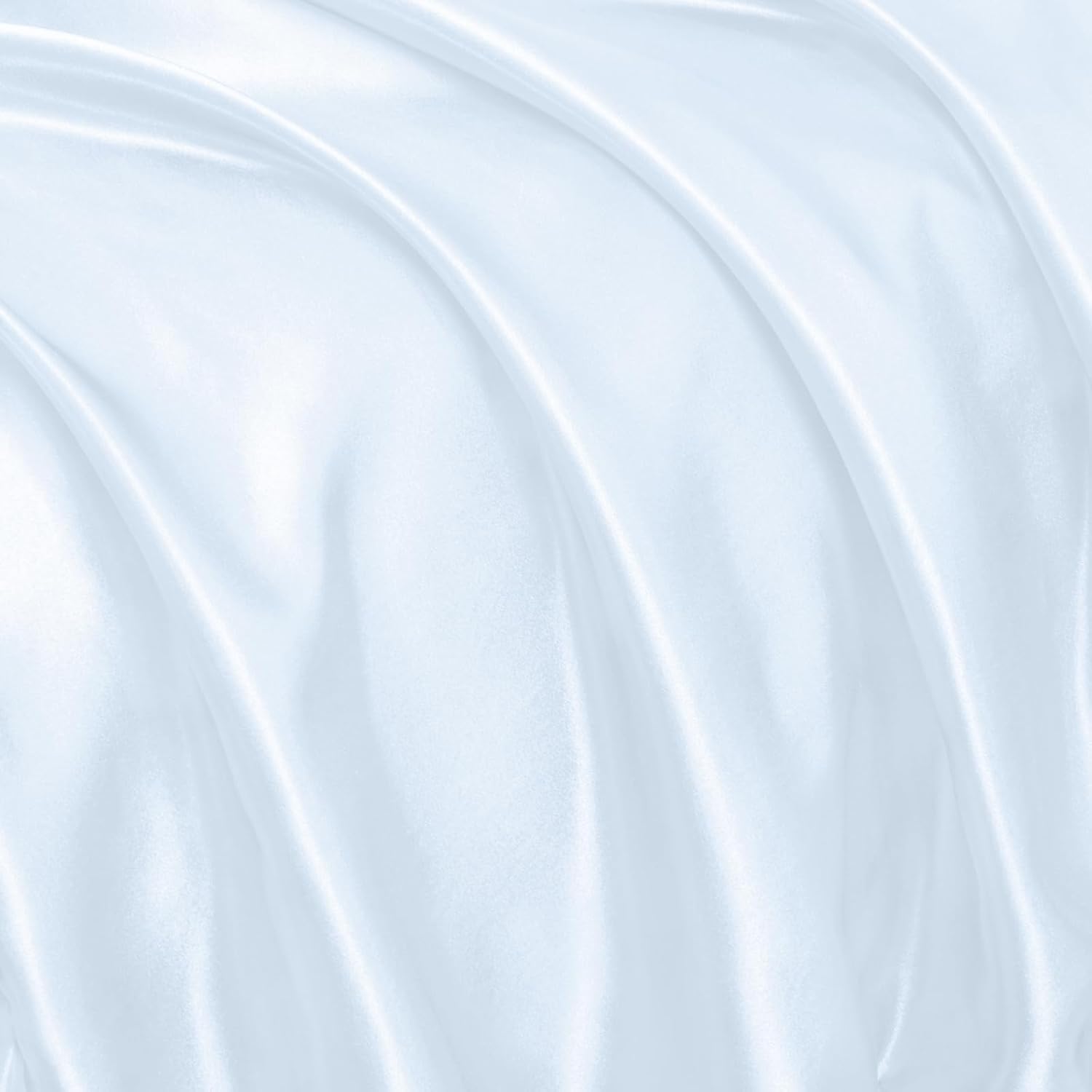 Homiest Ruffle Euro Sham Covers 26x26 Inch Set of 2, Baby Blue Satin Pillow Shams with 3 Inch Wide Decorative Ruffled, European Square…