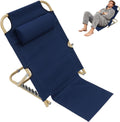 PERFERATE Bed Backrest Support Portable Bed Chair 7 Gears Adjustable Lifting Beds Backrest Folding Reading Chair with Pillow for Elderly…