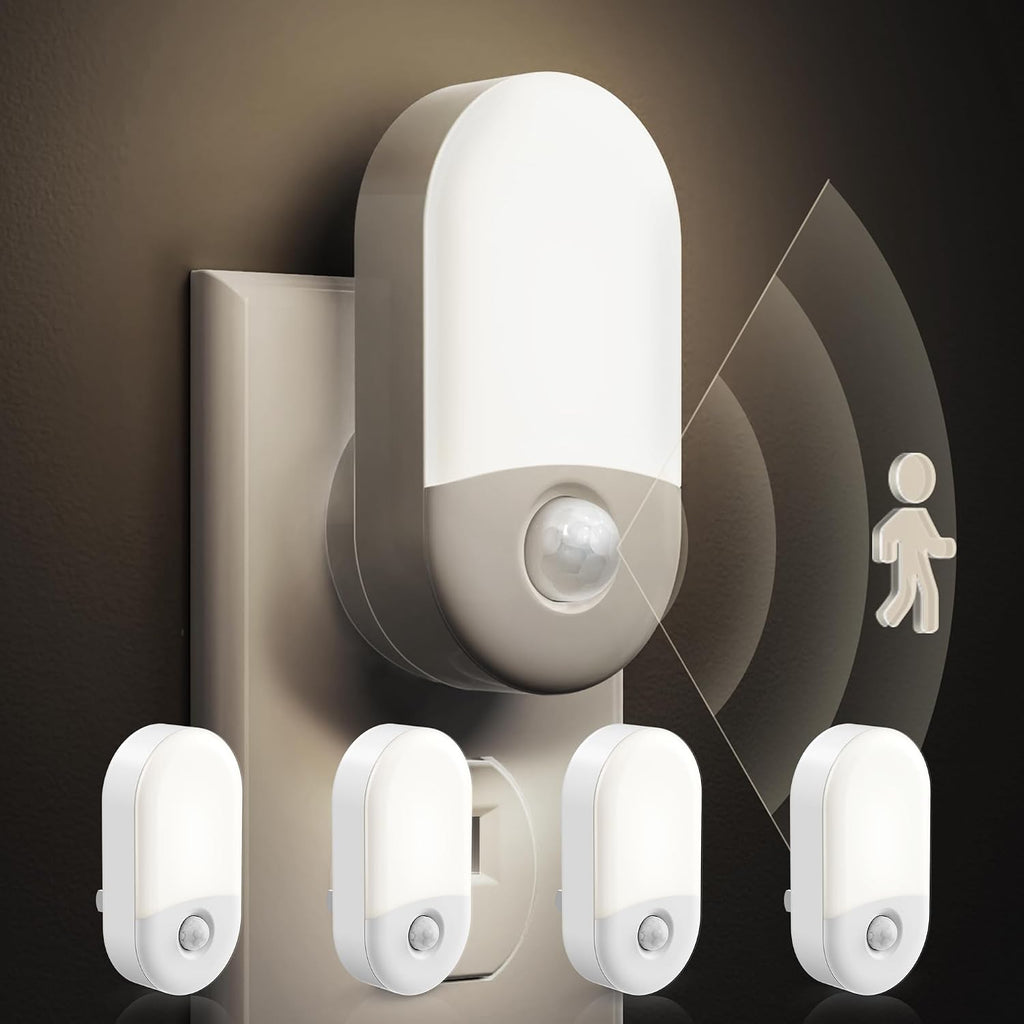 L LOHAS LED Motion Sensor Night Light Plug in, Motion Activated Night Light, 5000K Daylight White, Night Lights Plug Into Wall…