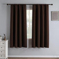 Igemaeve Blackout Curtains 72 Inch Length 2 Panels Set, Black Out Curtains for Bedroom 72 Inch Long, Rod Pocket Energy Saving Room Darkenin…