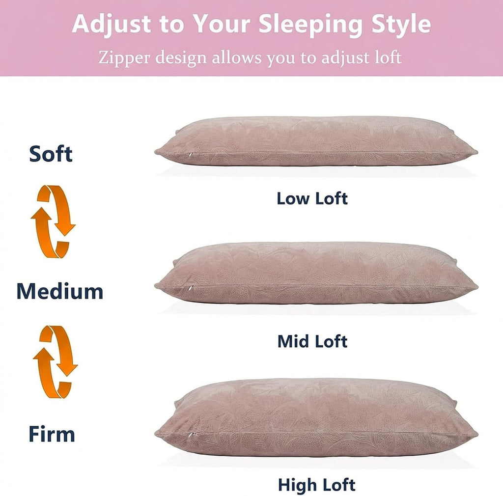 1 MIDDLE ONE Body Pillow, Memory Foam Body Pillows for Adults Sleeping, Long Pillow for Bed, Big Large Firm Full Body Pillow for Side…