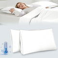 Cieltown Cooling Pillow Cases for Hot-Sleepers: Q-Max ≥0.4 Nylon Spandex Cool-to-Touch for Night Sweats - Waffle Weave for Dry & Com…
