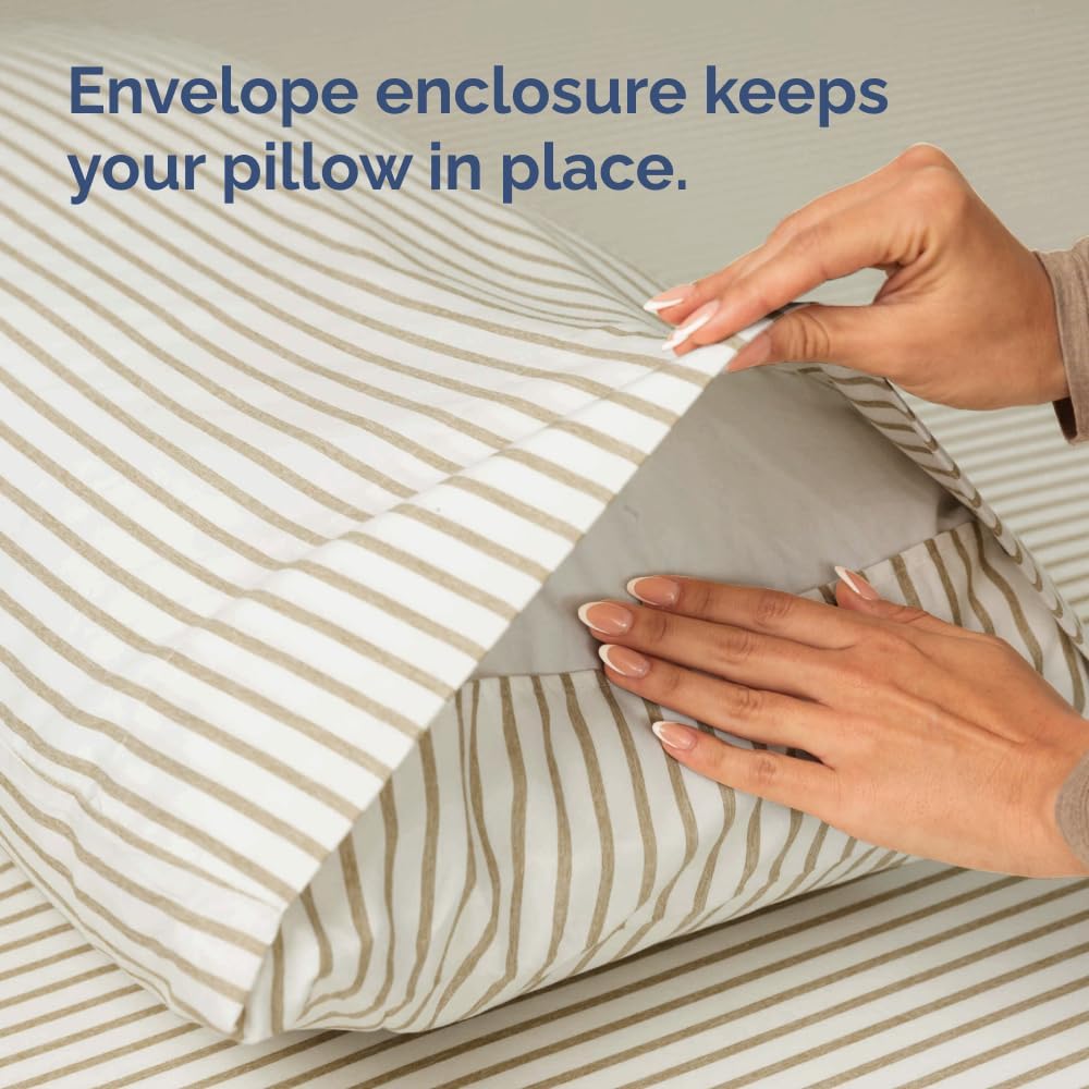 Body Pillowcases Set of 2-20x54 Long Body Pillow Case - Soft Body Pillow Cover for Sleeping & Side Sleepers - Comfy, Wrinkle & Fade Free…
