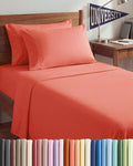 Twin XL 4 Piece Sheet Set - Comfy, Breathable & Cooling - Hotel Luxury Bedding for Women, Men, Kids, Teens and Children - 1 Flat & 1…
