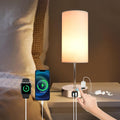 Gold Table Lamp with USB Port - Touch Lamp Desk Lamp, Bedside Lamps for Bedroom, 3 Way Dimmable Small Lamps for Living Room, Dorm, Home…
