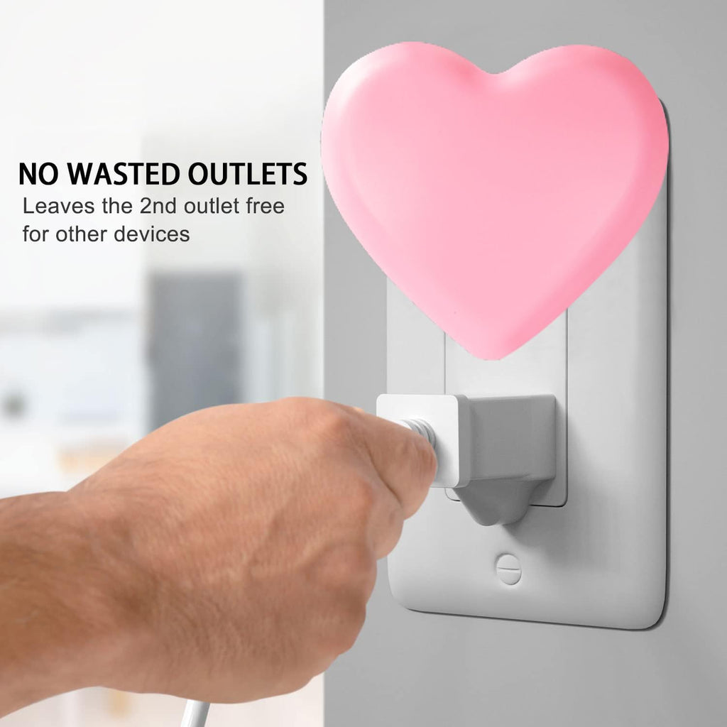 INZU Night Lights Plug into Wall, LED Night Light for Kids, Cute Nightlight with Auto Dusk to Dawn Sensor, LED Nightlight with Soft Warm…