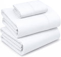 Ruvanti 100% Cotton Percale Sheets Twin XL Size – Crisp Cooling Bed Sheets for Hot Sleepers, Deep Pocket 16”, Soft Breathable & Durable Hot…
