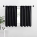 NICETOWN Short Curtains 36 inches Long, Black Out RV Bunk Panels, Kitchen Window Curtains Over Sink, Thermal Insulating Blackout…