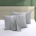 ShunjieHome 100% Egyptian Cotton Pillow Protectors Set of 4, 600 Thread Count Queen Size Bed Pillow Cases with Zipper, Sateen Weave Cooling…