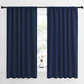 NICETOWN Blackout Curtains for Bedroom, Blackout Draperies, Home Decorations Thermal Insulated Solid Rod Pocket Blackout Drapes for Cafe…
