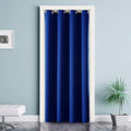 ChrisDowa Blackout Door Curtains for Doorway Privacy, Grommet Closet Curtains for bedroom closet door, Thermal Insulated Temporary Doorway…
