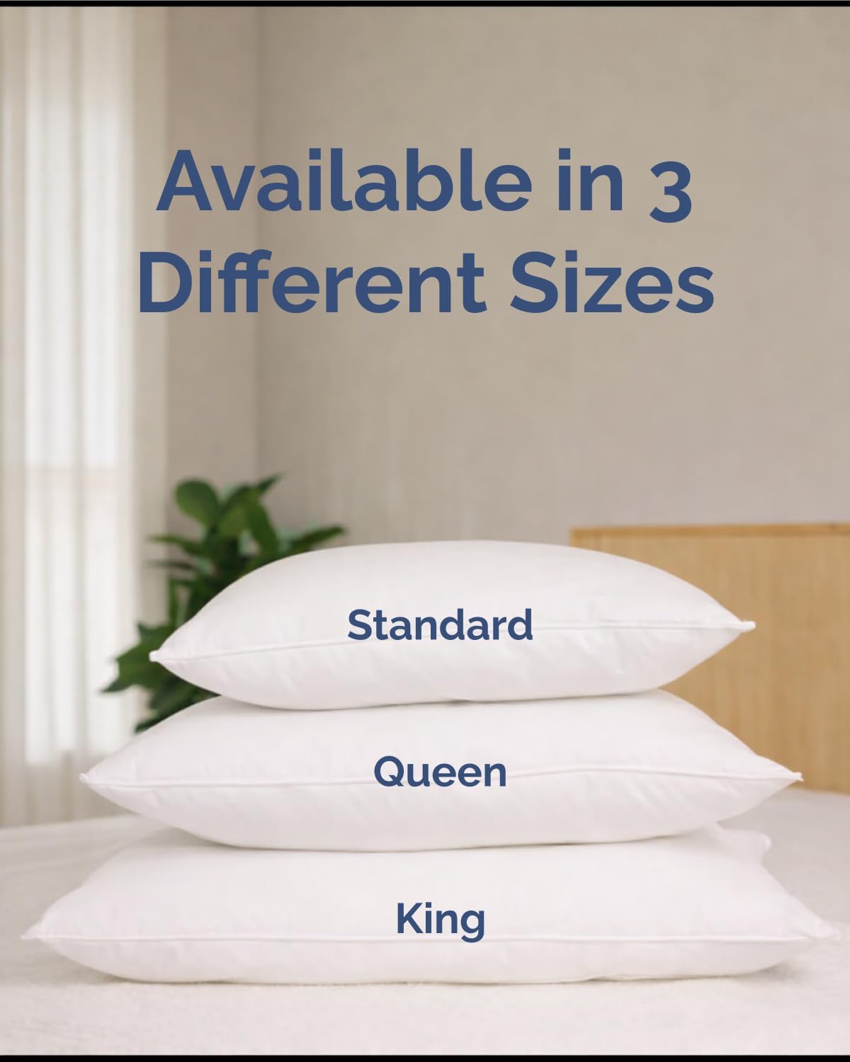 CGKUnlimited CGK Linens Ultra Thin Flat Pillows for Sleeping - Queen Size Pillows Set of 2 - Soft, Cozy Down Alternative Bed Pillows for Ba…
