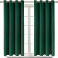 BGment Blackout Curtains - Grommet Thermal Insulated Room Darkening Bedroom and Living Room Curtain, Set of 2 Panels (52 x 54 Inch, Emerald…