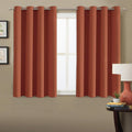 H.VERSAILTEX Blackout Curtain for Living Room Small Window Kitchen Blackout Curtains 45 inch Length Energy Saving Solid Grommet…