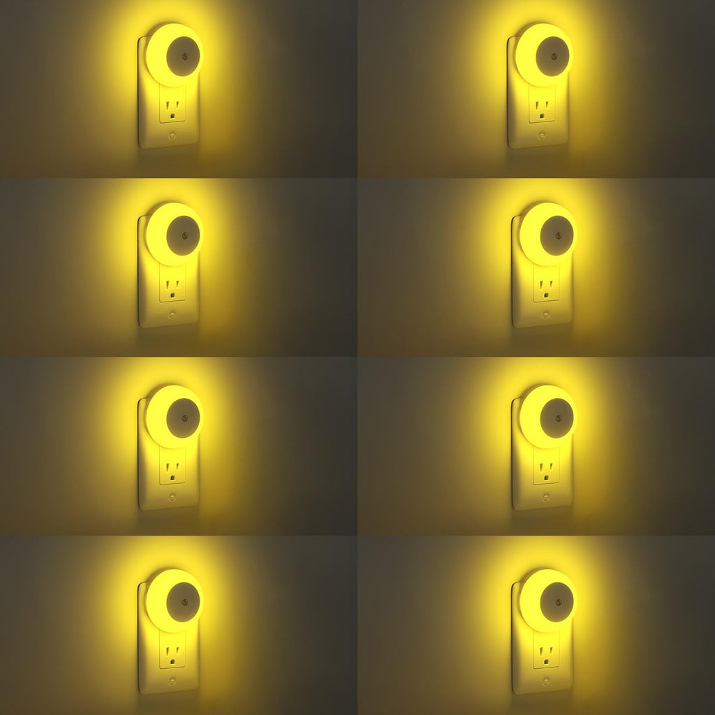 fesnne Night Light, Night Lights Plug into Wall, Dusk to Dawn Sensor, Amber Led Night Light 0.5W, 8 Pack Nightlight for Adults, Bedroom…