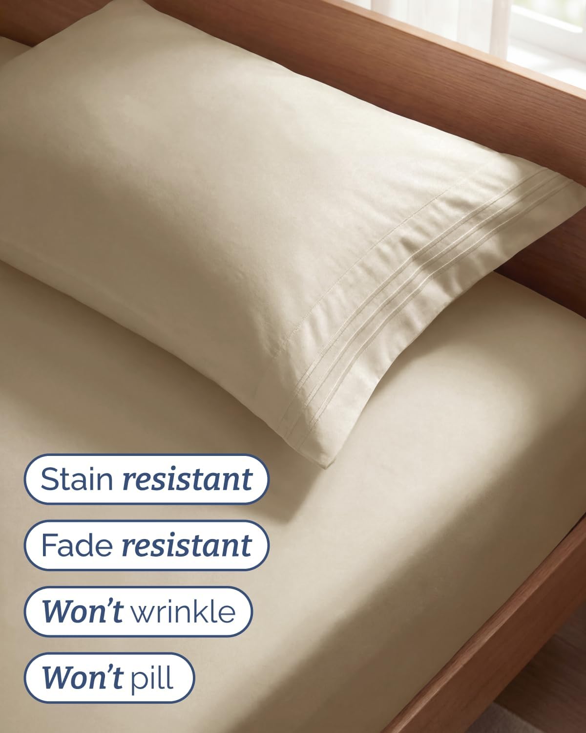 Twin Size 3 Piece Sheet Set - Comfy Breathable & Cooling Sheets - Hotel Luxury Bed Sheets for Women & Men - Deep Pockets, Easy-Fit, Extra…