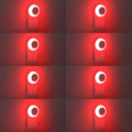 fesnne Night Light, Night Lights Plug into Wall, Dusk to Dawn Sensor, Red Led Night Light 0.5W, 8 Pack Nightlight for Adults, Bedroom…