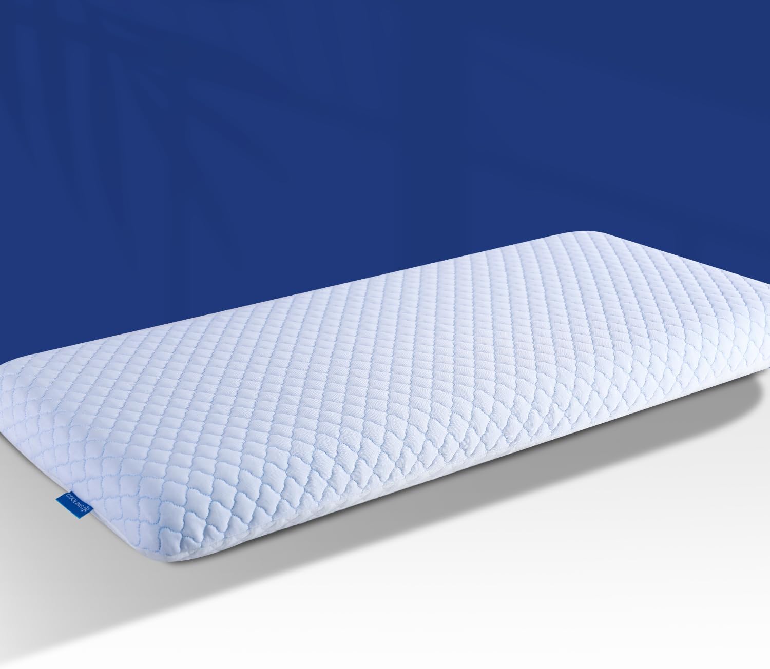 SofGlowlycomforteveryday SofGlowly Ultra Thin Flat Pillows for Sleeping King Size -33x16 Inch, Cooling Memory Foam Pillow 2.75 inch Height…