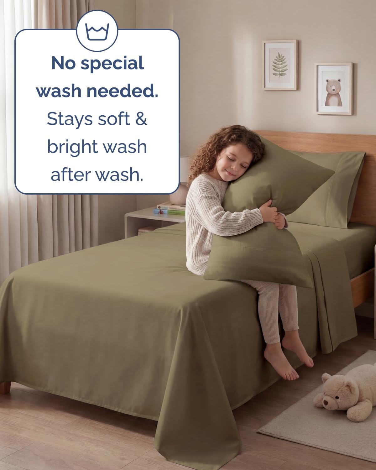 Twin 4 Piece Sheet Set - Comfy, Breathable & Cooling - Soft Hotel Luxury Bedding for Women, Men, Kids, Teens & Children - 1 Flat & 1…