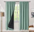 BGment Blackout Curtains for Bedroom with Rod Pocket, Room Darkening Curtains 100% Black-Out LivingRoom Curtains with Thermal Black…