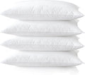 Acteb Medium Support Bed Pillows Standard Size Set of 4 Pack for Sleeping 20"x26", Hypoallergenic Skin Friendly Down Alternative Filling…