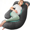 Chilling Home Pregnancy Pillow, U Shaped Pregnancy Pillows for Sleeping Full Body Pillow Maternity Pillow for Pregnant Women 58 inch…