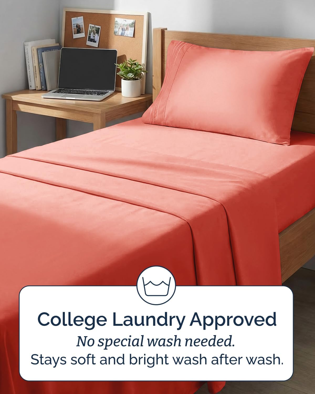 Twin XL 4 Piece Sheet Set - Comfy, Breathable & Cooling - Hotel Luxury Bedding for Women, Men, Kids, Teens and Children - 1 Flat & 1…