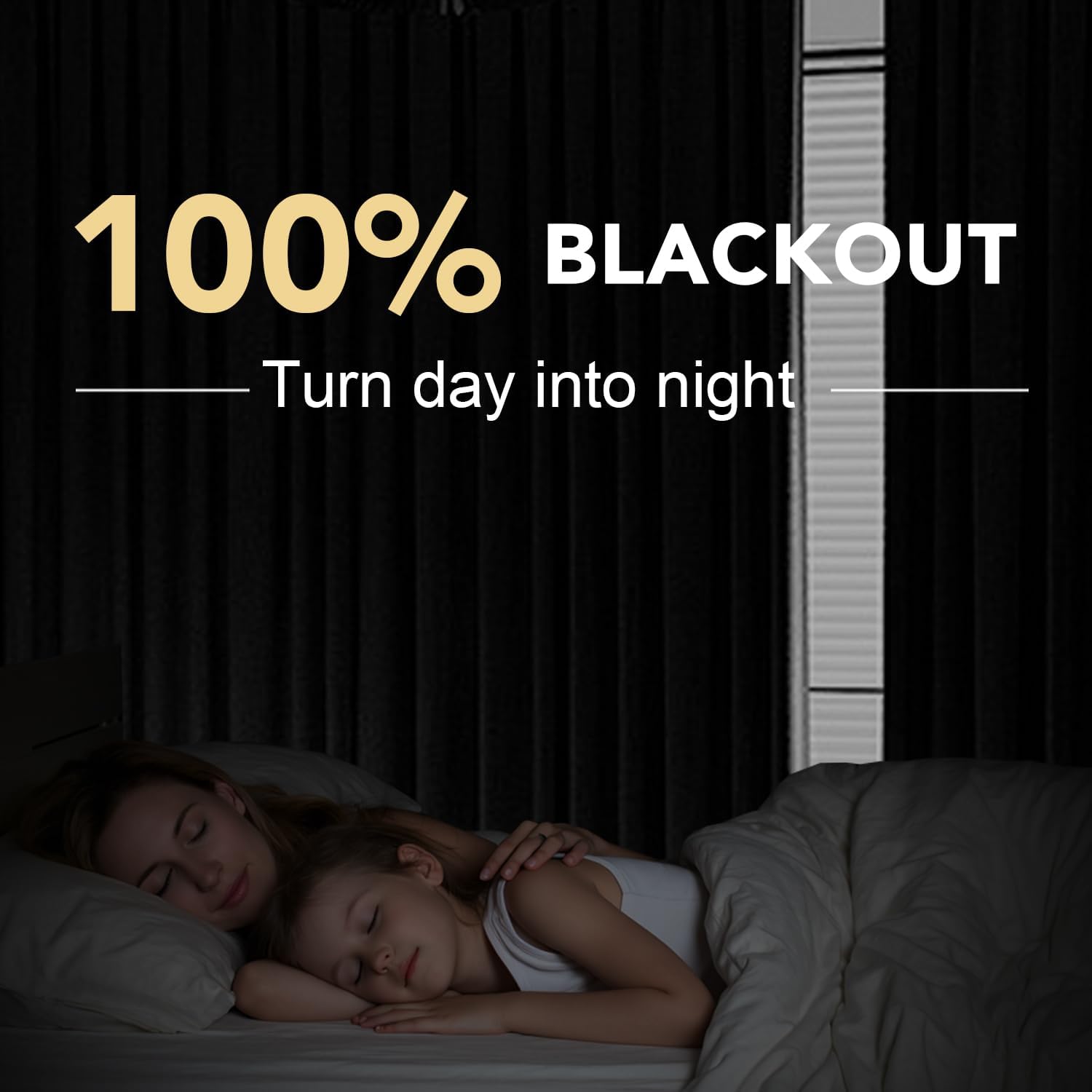 H.VERSAILTEX 100% Blackout Curtains for Bedroom Thermal Insulated Linen Textured Curtains Heat and Full Light Blocking Drapes Living Room…