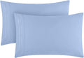 Mellanni Pillow Cases - Luxury, Extra Soft, Cooling Pillow Covers - 2 PC Iconic Collection Pillowcases - Envelope Closure (Standard/Queen 2…