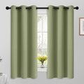 Yakamok Room Darkening Blackout Curtains for Bedroom, Thermal Insulated Grommet Top Light Blocking Window Drapes for Living Room,42W x…
