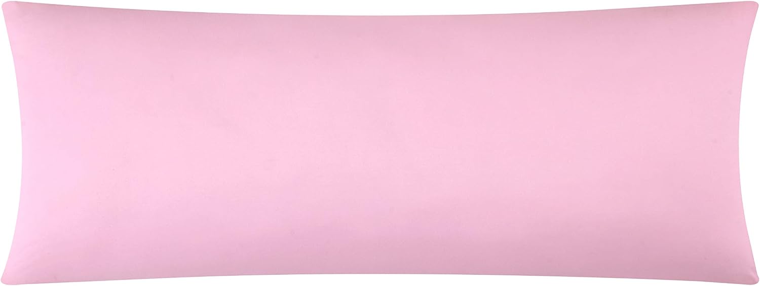 EVOLIVE Body Pillow Cover 21"x54", Ultra Soft Microfiber Pillowcase with Hidden Zipper, Breathable, Machine Washable, for Pregnancy &…