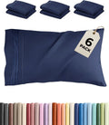 Queen Pillow Cases Set of 6 - Ultra Soft Hotel Quality Pillowcase Covers - Comfy, Cozy & Wrinkle Free - Shrink, Stain and Fade Resistant…