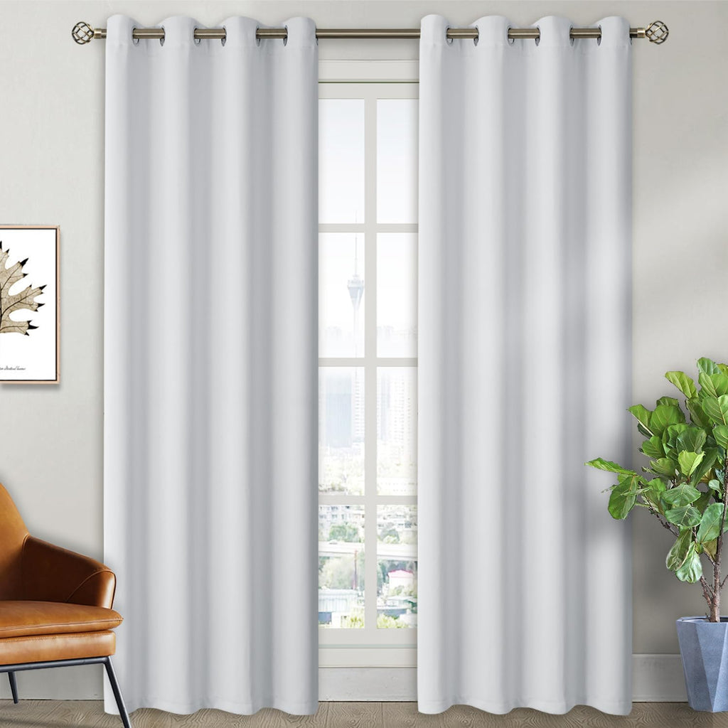 BGment Room Darkening Curtains 84 Inches Long - Grommet Thermal Insulated Drapes Window Treatment Curtains for Bedroom, 2 Panels, 52 x 84 I…