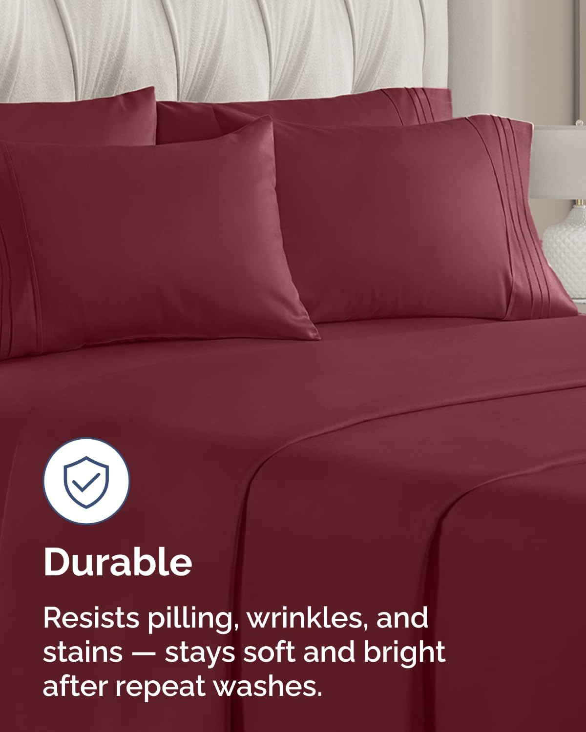 King Standard Pillow Cases Set of 8 - Ultra Soft Hotel Quality Pillowcase Covers - Comfy & Wrinkle Free - Shrink & Fade Resistant…