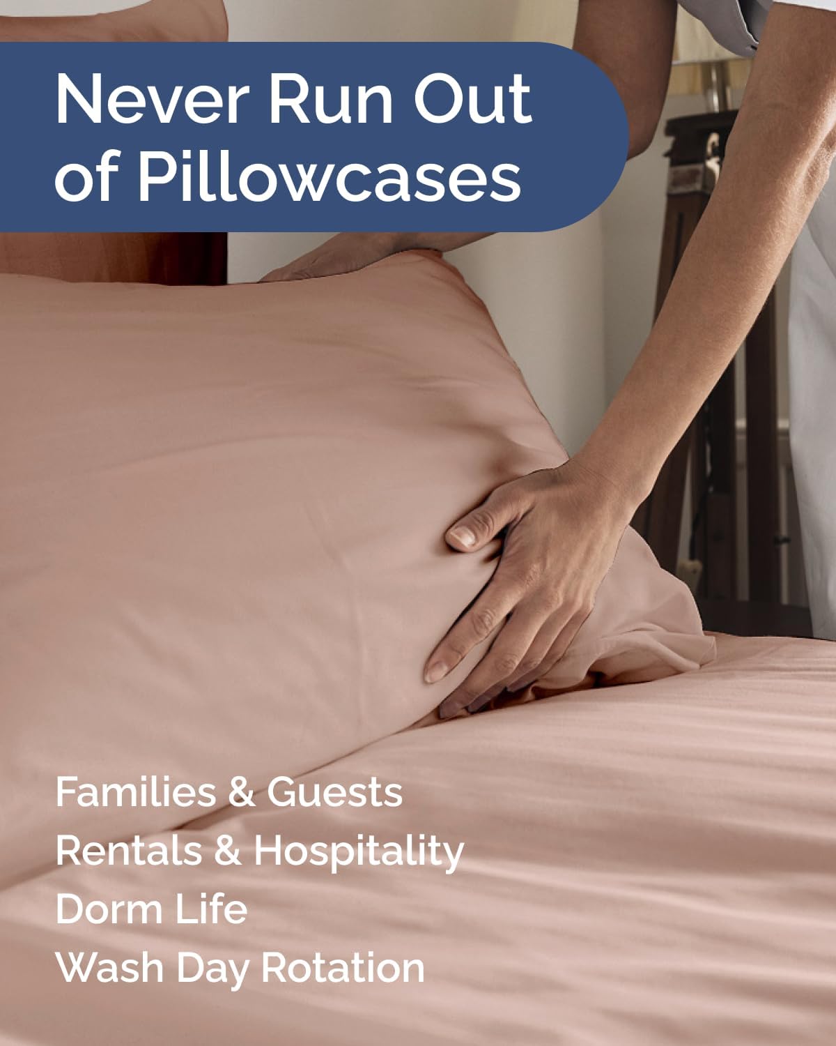 King Standard Pillow Cases Set of 8 - Ultra Soft Hotel Quality Pillowcase Covers - Comfy & Wrinkle Free - Shrink & Fade Resistant…